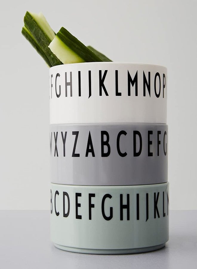 Design Letters Eat & Learn Kids Bowl Tritan Design in Denmark 10 Oz Set of 3| Kid Cereal Bowl BPA Free | Unbreakable Snack Bowl for Baby Feeding | Tableware & Kid Dinnerware, Dishwasher Safe Soup Bowl - Image 5