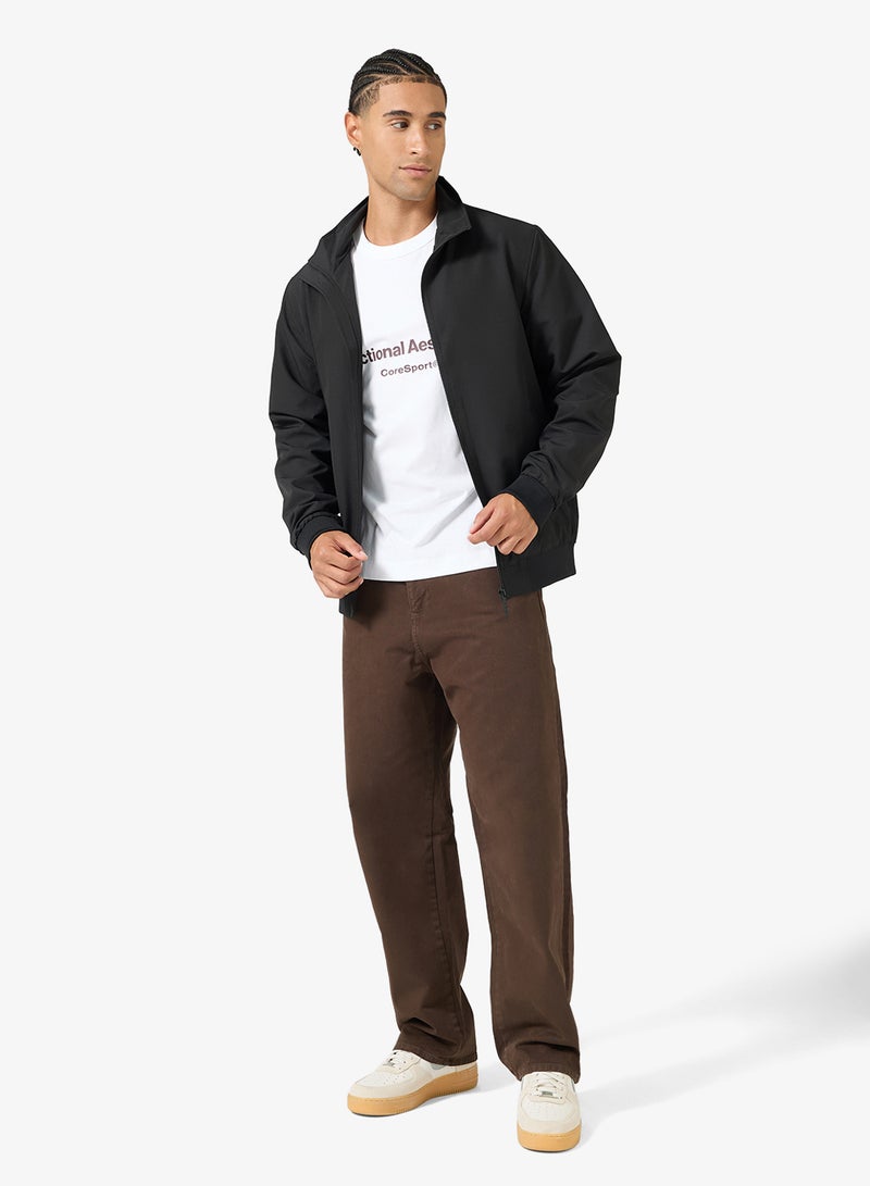 JACK & JONES Graphic Print Regular Fit Neck T-Shirt - Image 4