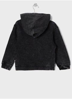 Jack & Jones Junior Kids Jorvesterbro Wash Logo Hoodie  - Image 2