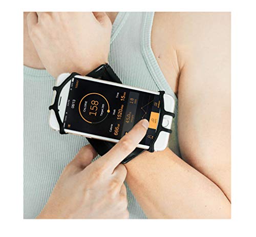 AOSTIHOT Wristband Armband Phone Holder, 360° Rotatable Sports Wristband for iPhone 11 Pro Max XR XS X 8 7 6 6s Plus, Galaxy, Google Pixel,Forearm Armband Phone Holder - Image 5