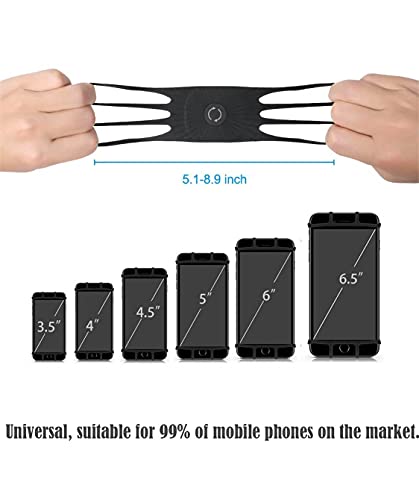 AOSTIHOT Wristband Armband Phone Holder, 360° Rotatable Sports Wristband for iPhone 11 Pro Max XR XS X 8 7 6 6s Plus, Galaxy, Google Pixel,Forearm Armband Phone Holder - Image 2