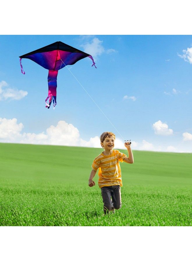 JOYIN 3 Packs Delta Rainbow Kite Warm And Cold Color Easy To Fly Huge Kites For Kids And Adults With 262.5 Ft Kite String Large Delta Beach Kite For Outdoor Games And Activities - Image 4