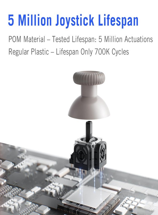 فلاي ديجي وحدة تحكم لاسلكية من FLYDIGI DuneFox، مزودة بعصا تحكم ومشغلات بتأثير هول، واهتزاز المقبض، و3 أوضاع اتصال، ووحدة تحكم متعددة المنصات لأجهزة الكمبيوتر/NS/Android/الكمبيوتر المحمول - Image 4