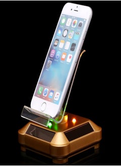 KASTWAVE Rotating Display Stand Solar Display Stand Turntable 360° Rotating Stand Solar Powered LED Electric Motorized Rotating Turntable Display Stand for Jewelry Photography Products Display  - Image 2