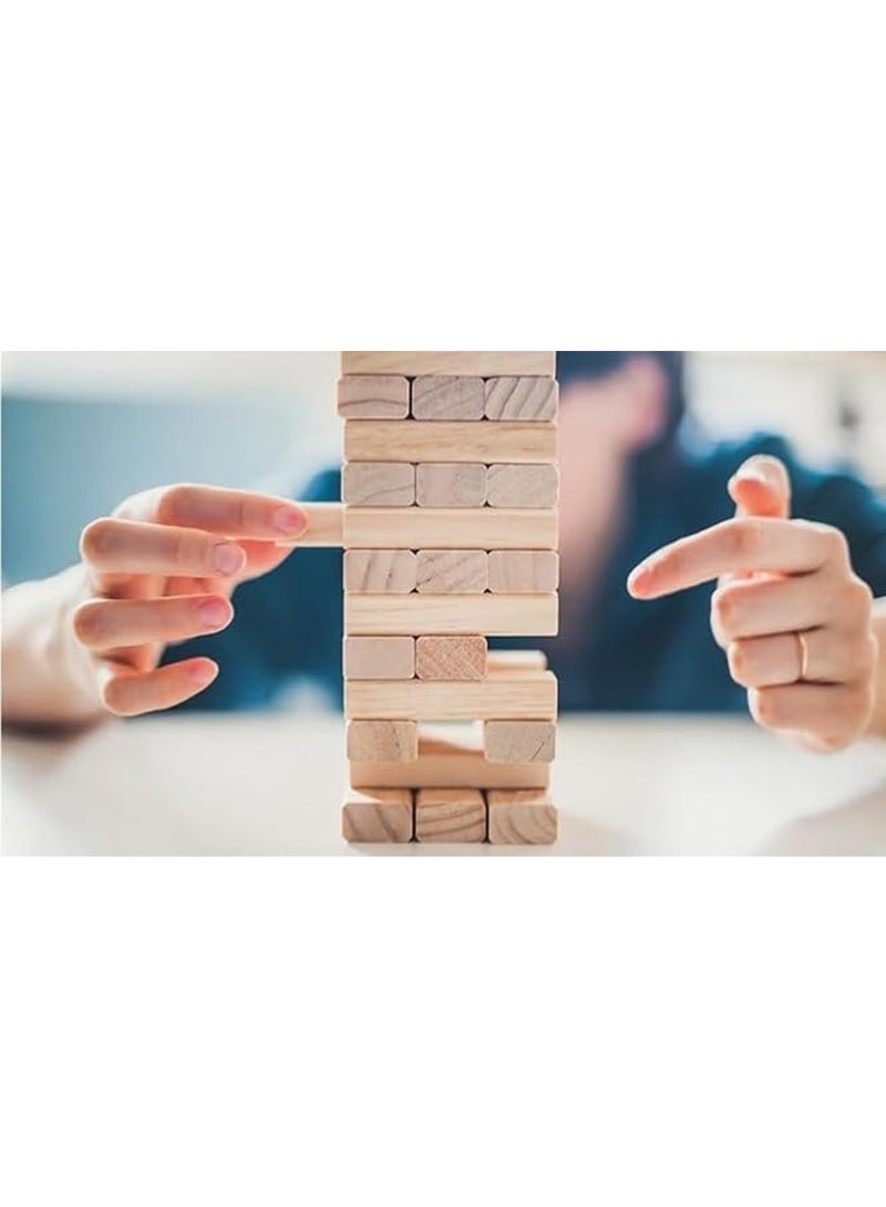 Classic Balance Game – Wooden Jenga for Family and Friends - Image 3