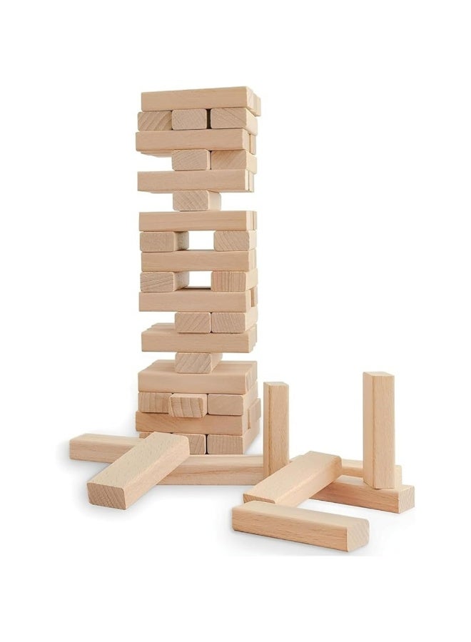 Classic Balance Game – Wooden Jenga for Family and Friends - Image 1