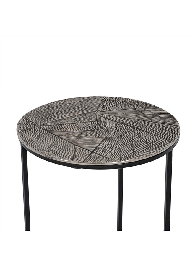 Pan Home - Anvil Nest Of Tables Set Of 3 | Black | Metal Essence | Round Shape - Image 1