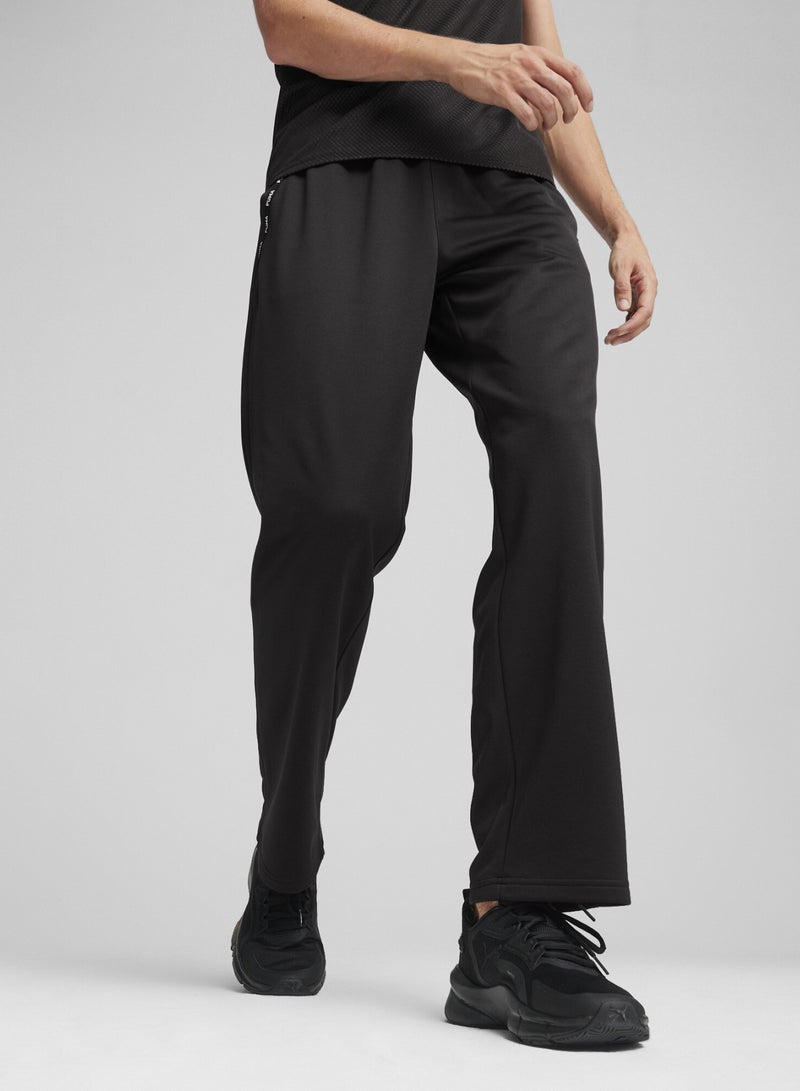 PUMA Fit PWRFLeece Mens Black Jogger - Image 1