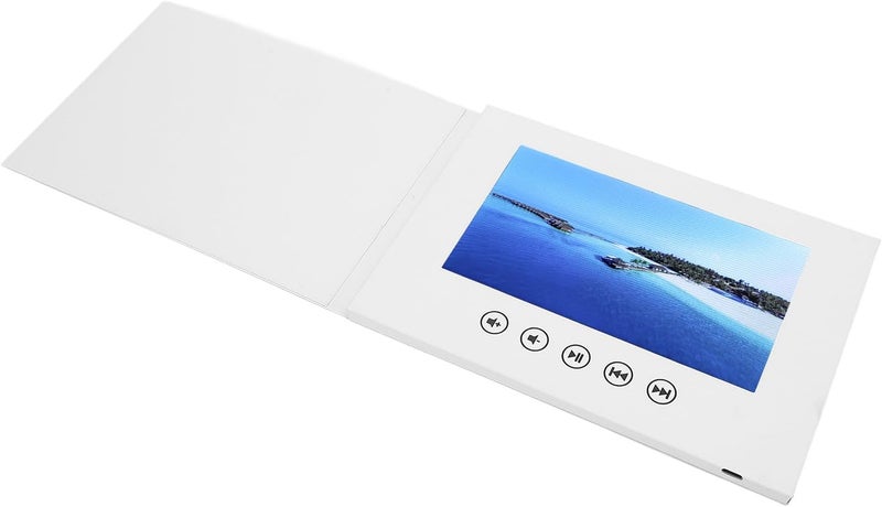 Tbest LCD Color Screen Video Greeting Card 128MB Memory Built in Speaker Electronic Brochure for Events and Businesses (5inch) - Image 5