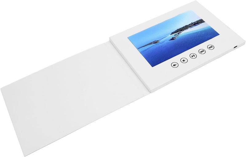 Tbest LCD Color Screen Video Greeting Card 128MB Memory Built in Speaker Electronic Brochure for Events and Businesses (5inch) - Image 1