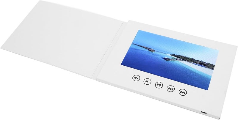 Tbest LCD Color Screen Video Greeting Card 128MB Memory Built in Speaker Electronic Brochure for Events and Businesses (5inch) - Image 2