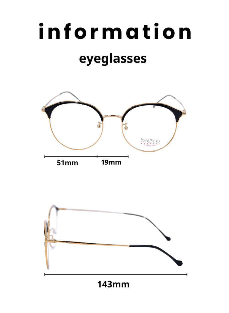 بالينو نظاره بإطار دائري بعدسات عالية الجودة - أنيقة ومتينة للنظر - Image 2