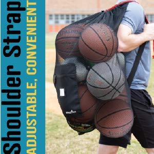 Athletico Extra Large Ball Bag - Mesh Soccer Ball Bag - Heavy Duty Drawstring Bags Hold Equipment For Sports Including Basketball, Volleyball, Baseball, Swimming Gear or The Beach - Image 5