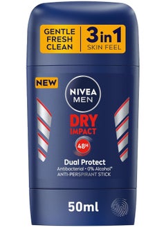 NIVEA MEN Anti Perspirant Stick Day Impact Dual Protect 50 ML 