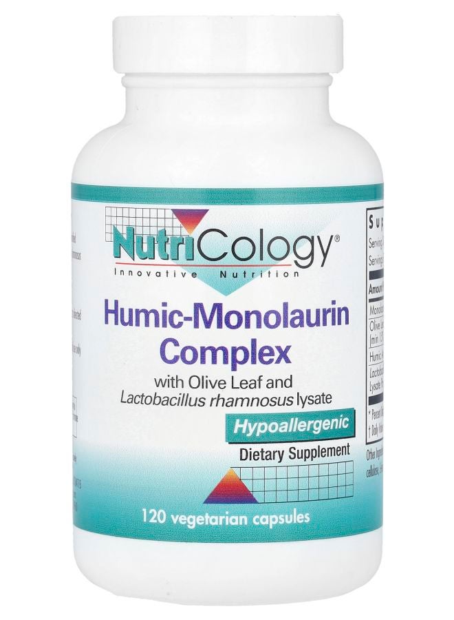 Nutricology HumicMonolaurin Complex 120 Vegetarian Capsules