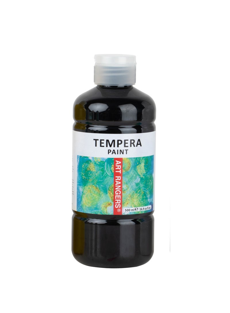 ART RANGERS Tempera Paint 500ml 472 Black - Image 1