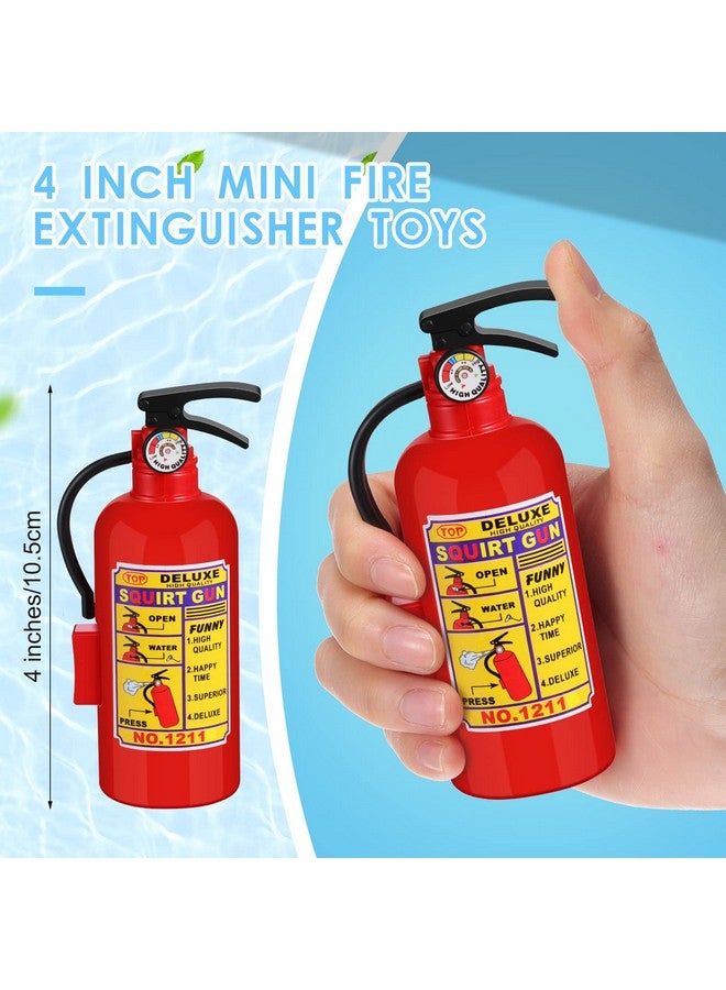 Sotiff 24 Packs 4 Inch Fire Extinguisher Toys Fire Extinguisher Mini Water Firemen Squirter For Party Favors - Image 2