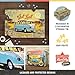 Nostalgic Art NostalgicArt Retro Puzzle 1000 Pieces 189 x 268 VW Bulli Lets Get Lost VW Bus Gift idea Official License Product OLP for Adults Packed in a tin Box - Image 4