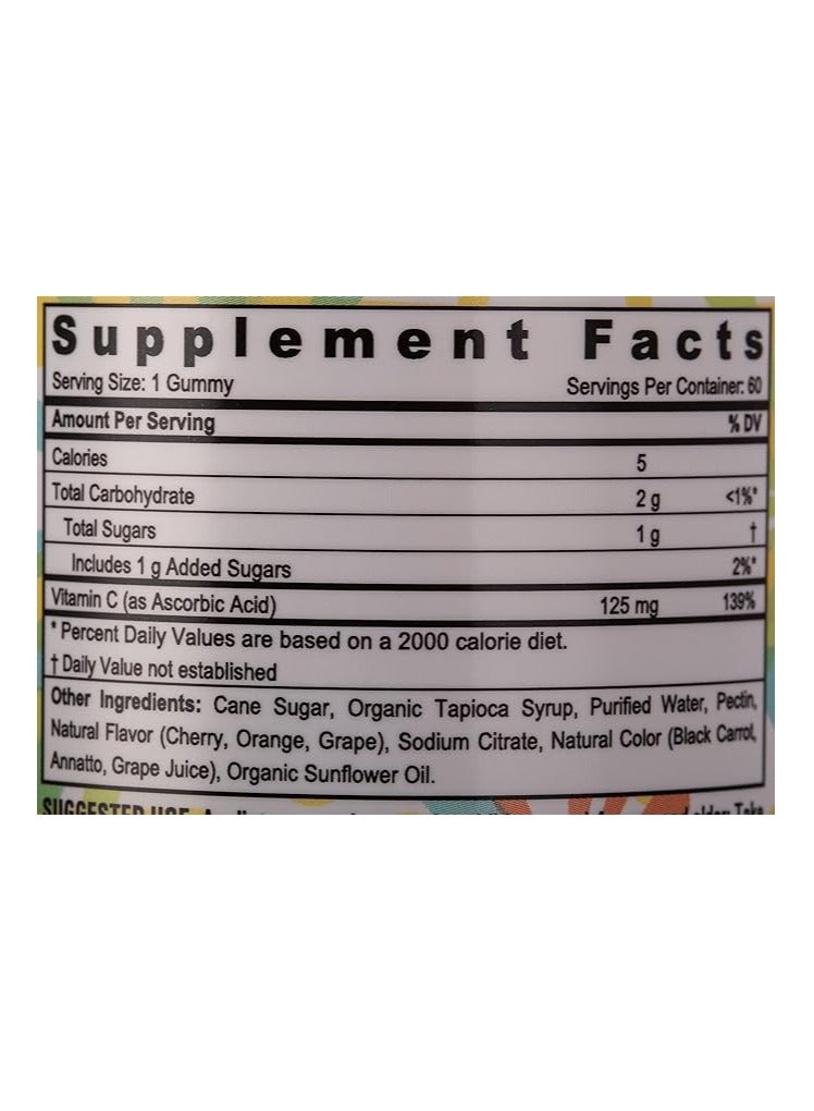SUNSHINE NUTRITION SUNSHINE NUTRITION Cool Gummies Vitamin C 60'S  - Image 3