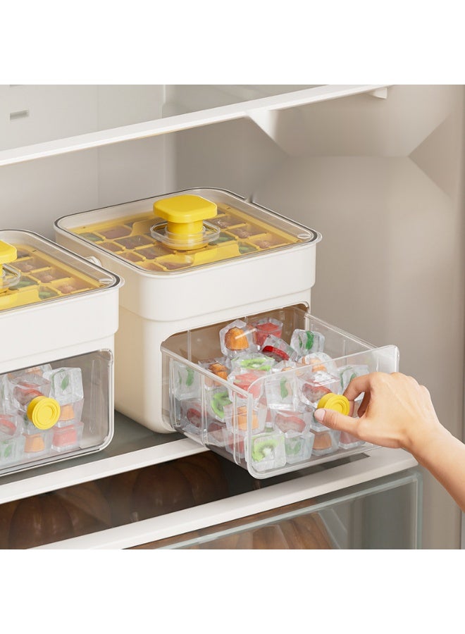 بيتوبي المنصات المزدوجة من 50 جي إيس كوبر مع غطاء واقي للنوافذ الشفافة ومقبض محمول، ثلاجة متميزة لا غنى عنها في الطقس المرتفع، تصميم مشروب صيفي سهل الاستغناء (أبيض) - Image 4