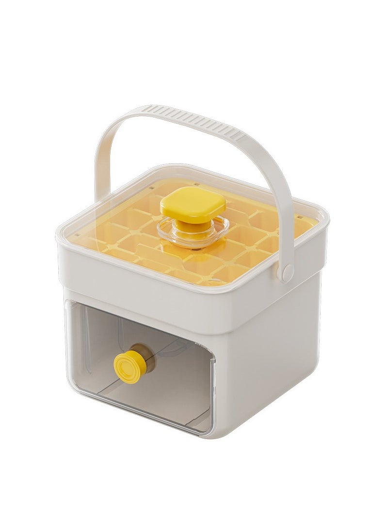 بيتوبي المنصات المزدوجة من 50 جي إيس كوبر مع غطاء واقي للنوافذ الشفافة ومقبض محمول، ثلاجة متميزة لا غنى عنها في الطقس المرتفع، تصميم مشروب صيفي سهل الاستغناء (أبيض) - Image 2