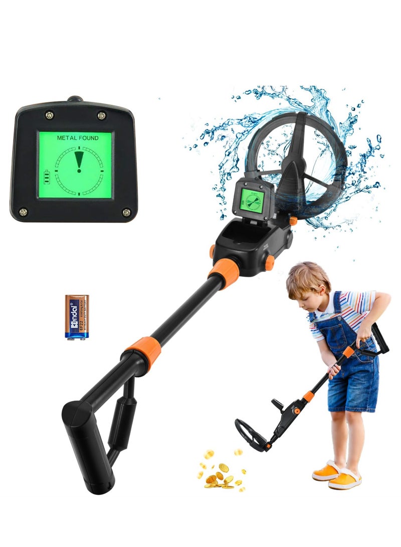 XiuWoo Detector Kids with LED Display & Buzzer, IP68 Waterproof Search Coil, Adjustable High Sensitivity Lightweight Kids Metal Detector for Beginners to Treasure Seeking Gold Digger  - Image 1
