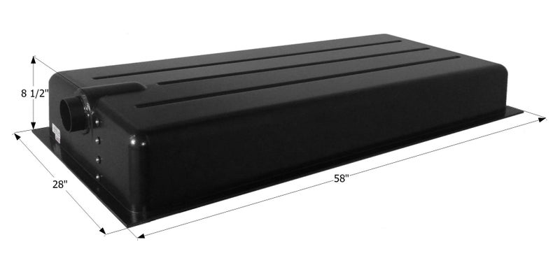 ICON Holding Tank Center End Drain HT176BED, w/ 3 in Spigot & 4 Level Sensors - Image 4