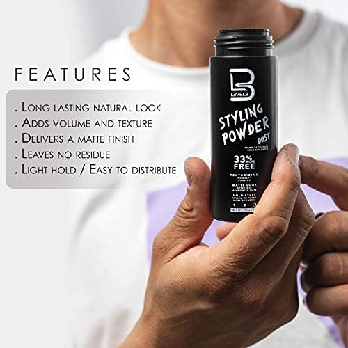 L3 - Level 3 Paste - Long-Lasting Hold - Improves Strength and Volume of Hair - Protects Against Hair Damage - Level Three Men Styling Product (Sample Powder Included, Paste) - Image 4