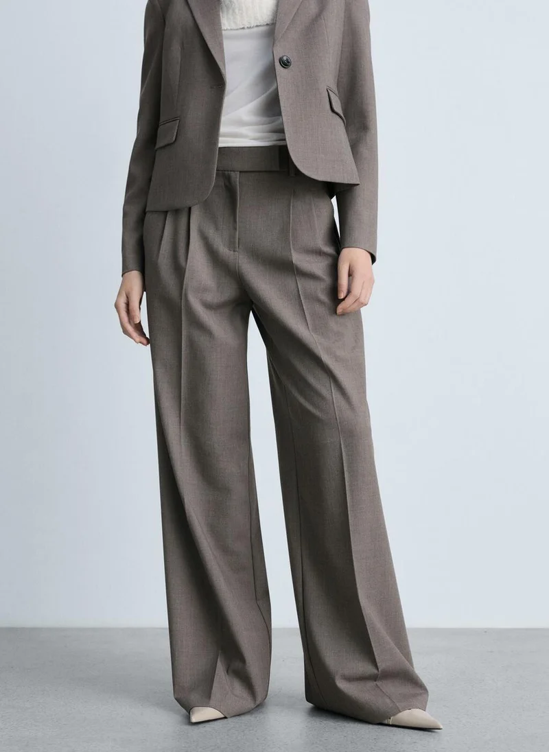 مانجو Casual Wideleg Suit Trousers