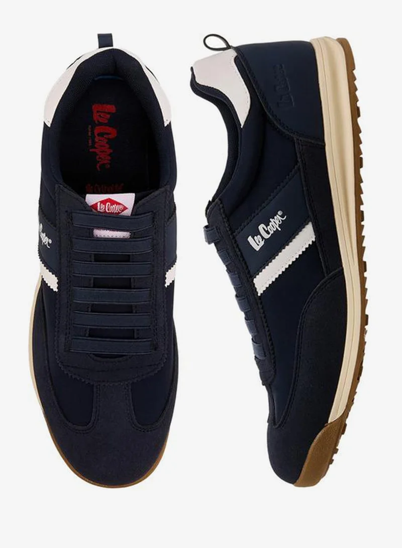 لي كوبر حذاء رجالي سهل الارتداء بقطع متباينة