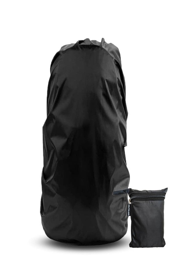 Sakar Rain Proof Backpack Waterproof Bag Cover and Pressure Resistant Rainproof Dust Protector Elastic Adjustable for Trekking & Laptop, School Cover, Luggage with Pouch - Image 1