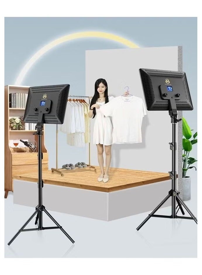 راكسوم مصباح LED مستمر للفيديو والتصوير الفوتوغرافي A111 - درجة حرارة لون قابلة للتعديل 3200-6000 كلفن، إضاءة استوديو احترافية، مثالية للتصوير الفوتوغرافي وتسجيل الفيديو وإنشاء المحتوى - Image 3