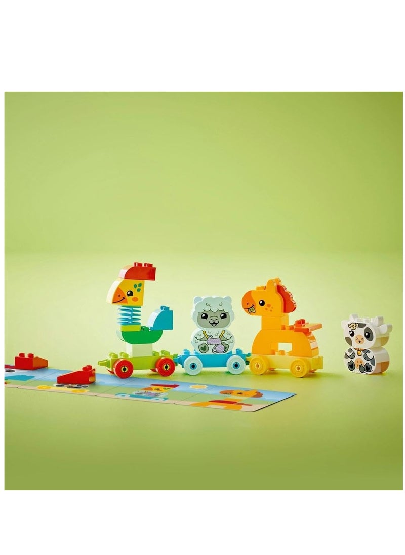 LEGO Lego Duplo Animal Train 10412 Learning & Education Toys Set; Building Blocks Toy for Toddlers (19 Pieces)  - Image 5