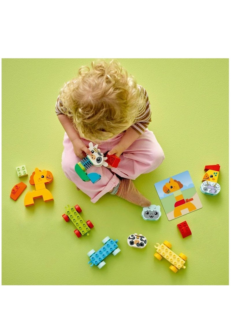 LEGO Lego Duplo Animal Train 10412 Learning & Education Toys Set; Building Blocks Toy for Toddlers (19 Pieces)  - Image 4