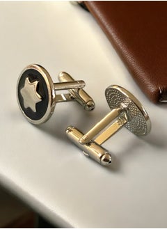 JewelleryClub Elegant & High Quality Silver Cufflinks For Men  - Image 1