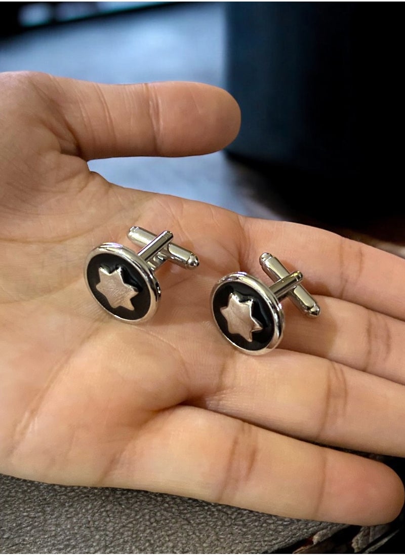 JewelleryClub - Elegant & High Quality Silver Cufflinks For Men - Image 1