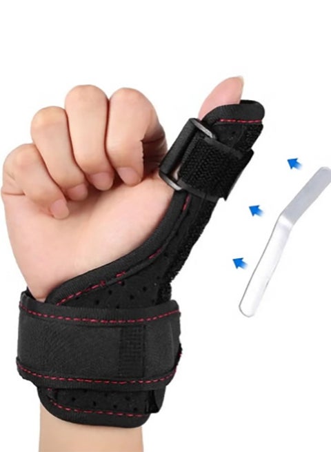Thumb Splint Support Brace with Wrist Strap, Pain Relief from Arthritis, Sprains