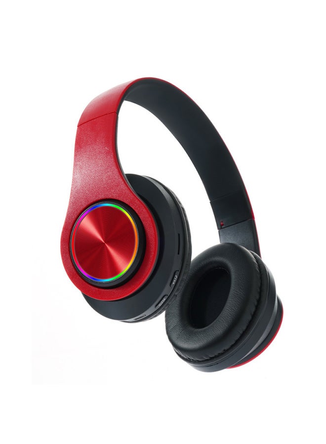 HongSheng New B39 Luminous Wireless Headset Headband Call Folding Card Headset Bluetooth Headset - Image 5