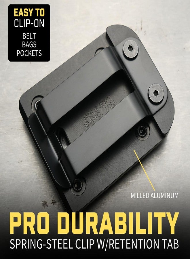Holstery PinPal Pro | Universal Tool Holster - Gravity Locking Clip-On Tool Belt Holder for Drills, Impacts, and Other Tools (Flat Plate Pin Kit) - Image 5
