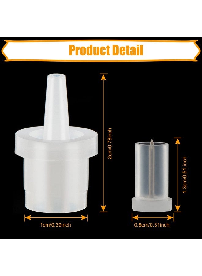 ekysso 60 Pieces Lash Glue Bottle Replacement, Lash Glue Bottle Nozzle Caps, Lash Glue Nozzle Tips, Eyelash Glue Bottle Plug Mouth Tips, Lash Glue Bottle Pins, Lash Extension Supplies - Image 4