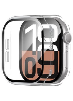 TWEGGON Apple Watch Case Series 10 46MM, Protection Case with Builtin Tempered Glass Case for Apple Watch Series 10 46mm Clear  - Image 1