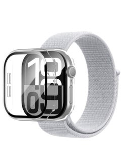 TWEGGON Apple Watch Case Series 10 46MM, Protection Case with Builtin Tempered Glass Case for Apple Watch Series 10 46mm Clear  - Image 4