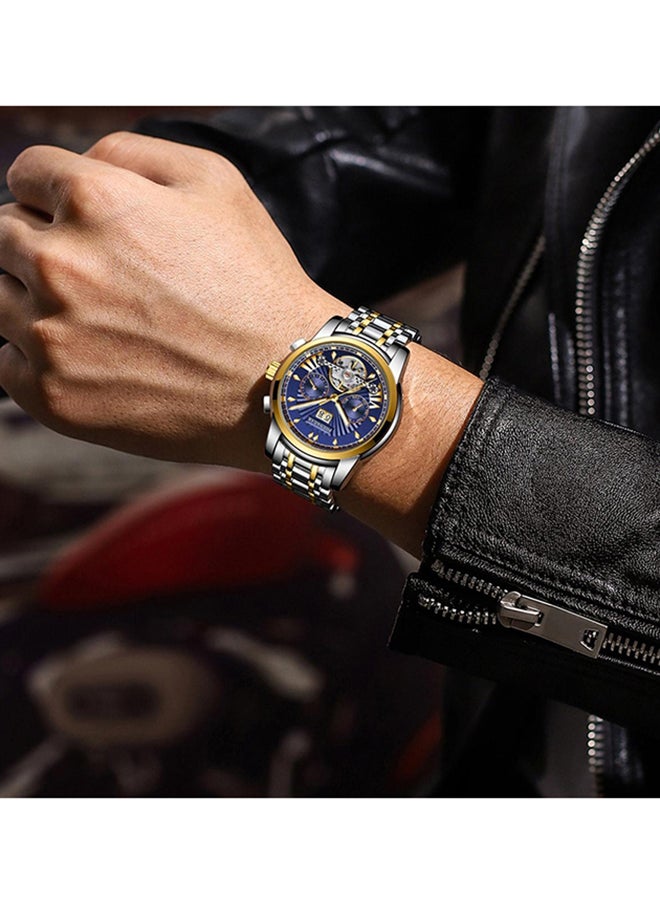 POEDAGAR Tourbillon Multi-function Display watch for man - 414017  - Image 3