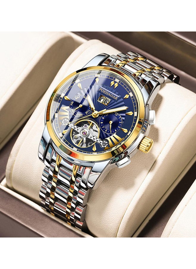 POEDAGAR Tourbillon Multi-function Display watch for man - 414017  - Image 5