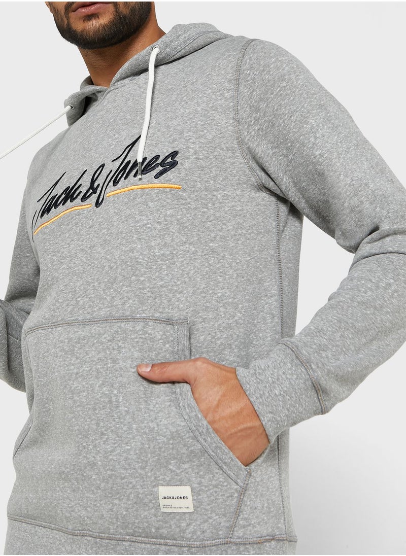 JACK & JONES - Logo Printed Hoodie - Image 1