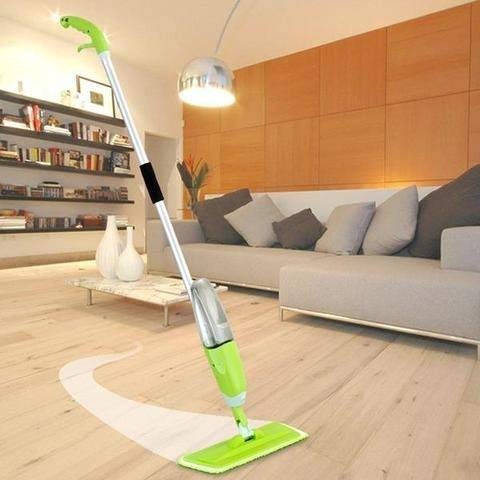 Sajani Multifunctional Stainless Steel Microfiber Floor Cleaning Healthy Mop with Removable Washable Pad and Integrated Water Spray Mechanism Multicolour Large - Image 3