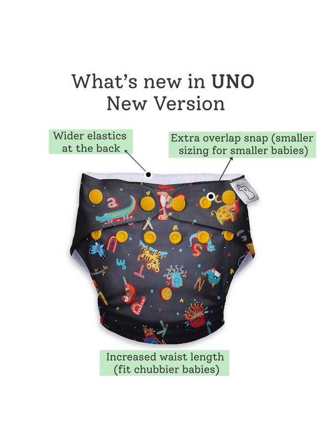 Superbottoms Reusable Cloth Diapers For Babiescloth Diaper Freesize Uno New Version; Cloth Diapers For Babies 3M To 3Y ; Combo Pack Of 1 Diaper + 1 Dry Feel Magic Pad Cloth Diaper Insert - Image 4
