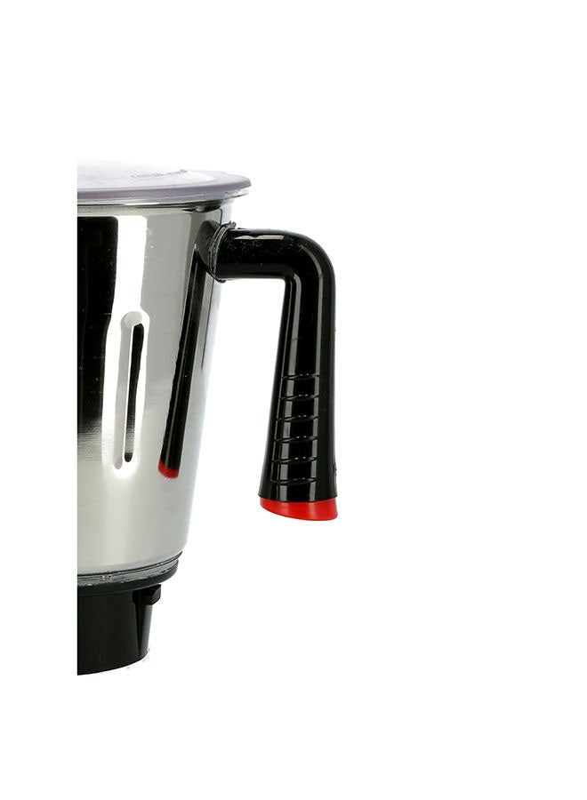جيباس طقم خلاط مع مطحنة مكون من 4 قطع 750 W Gsb5081 أبيض/ أحمر - Image 2