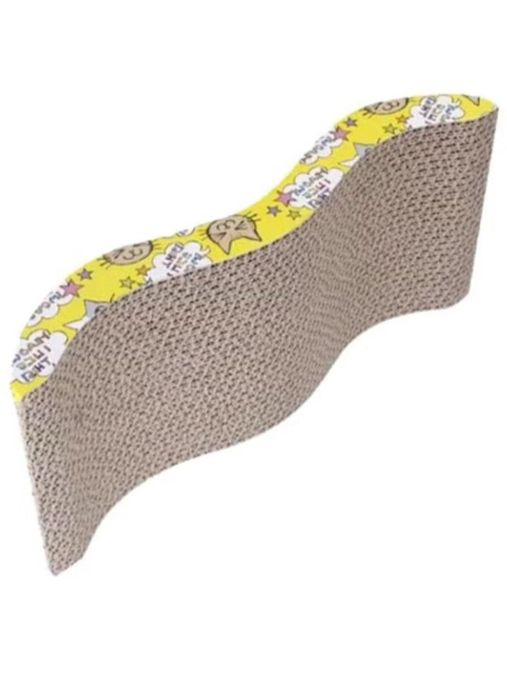 LW Grey/Yellow Cats Scratching Board
