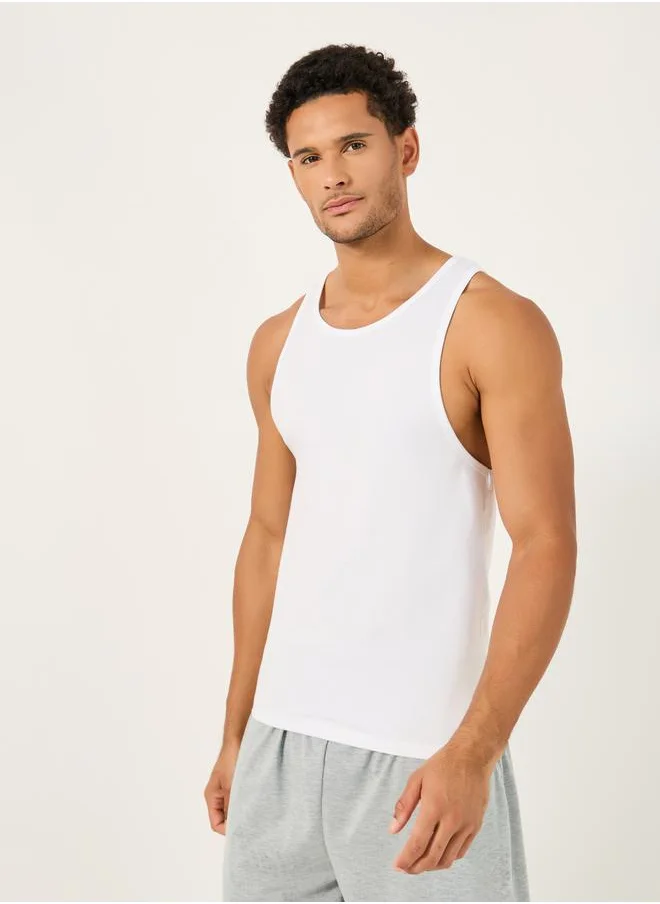 ستايلي Racerback Cotton Stretch Scoop Neck Vest